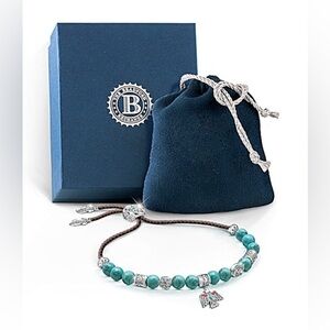 NEW - “Sacred Spirit" Women's Leather And Turquoise Bolo Bracelet